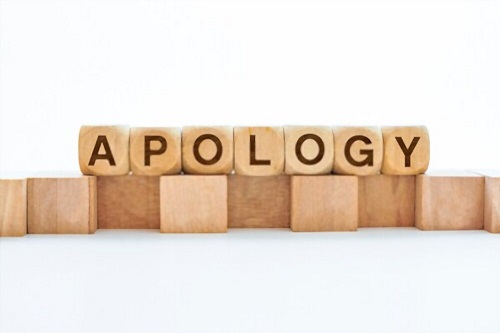 sample apology letter